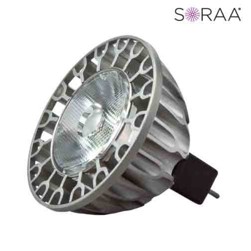 SORAA 9W LED MR16 3000K VIVID3 25 DIM Light Bulb by Bulbrite