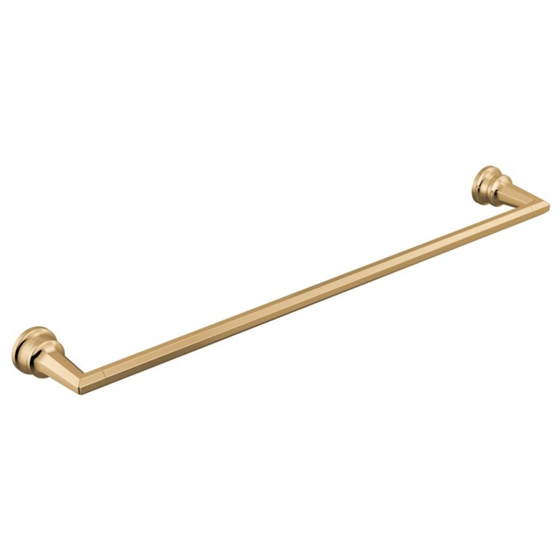 Towel Bar Beauclere 24 Inch Brilliance Polished Gold Metal