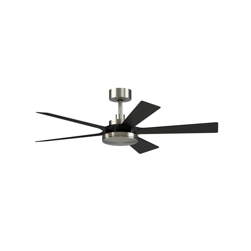 52″Ceiling Fan from the TorchAire 52 Collection in Brushed Nickel Finish by Fanimation