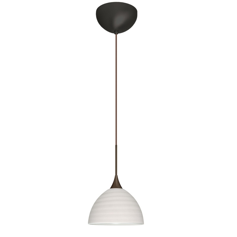 Besa 1XC-4679KR-LED-BR Brella One Light Pendant Bronze