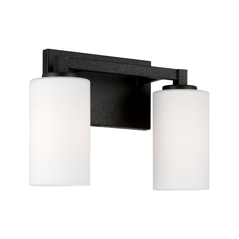 Capital Lighting 119821BI-545 Ravenwood 2 Light Vanity Black Iron