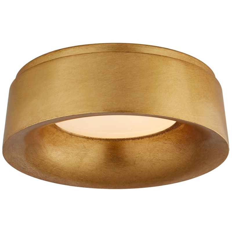 LED Flush Mount from the Halo Collection in Gild Finish by Visual Comfort Signature