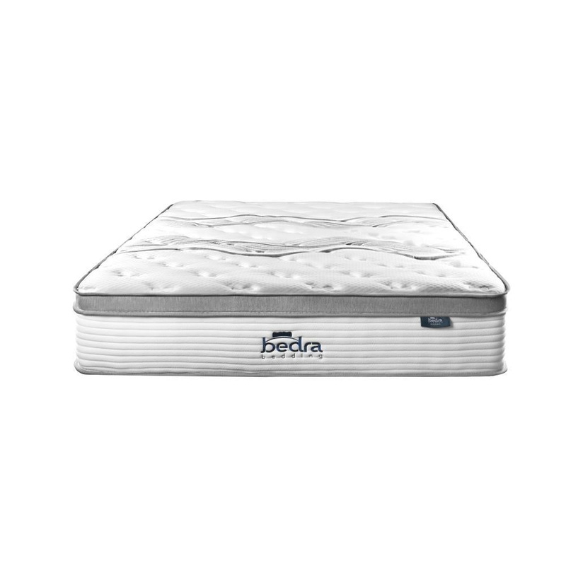 Queen Mattress Euro Top Pocket Spring 34cm 7-Zone