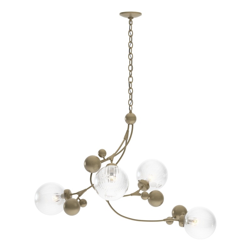 Sprig Pendant Soft Gold Water Glass (LL)