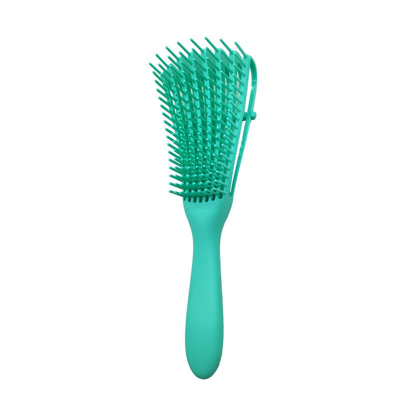 3 – pcs Green Detangling Brush – Octopus Design for Effortless Hair Care