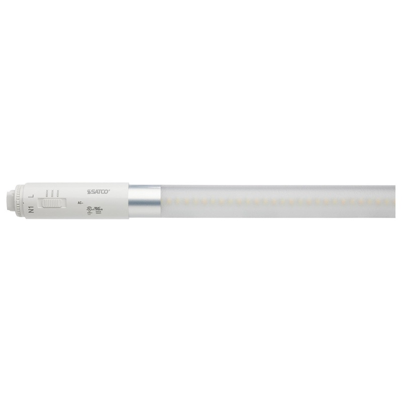 42 Watt T8 LED – CCT Selectable – 120-277 Volt – Single or Double Ended – Type B Ballast Bypass Light Bulb by Satco