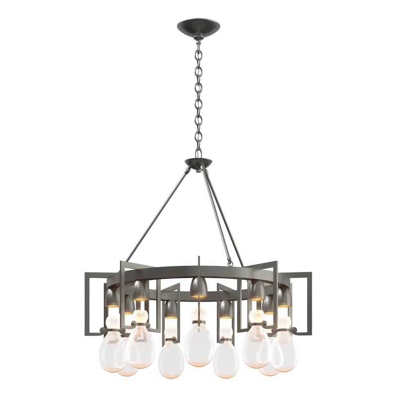 Apothecary Circular Chandelier Vintage Platinum
