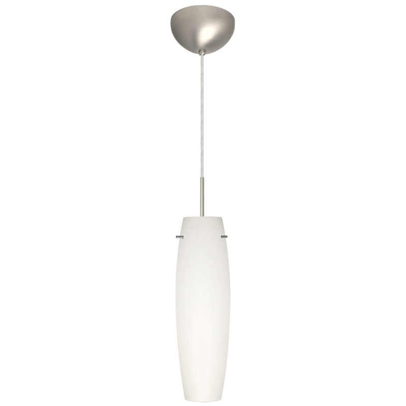 Besa 1BC-412107-MED-SN Tu Tu One Light Pendant Satin Nickel