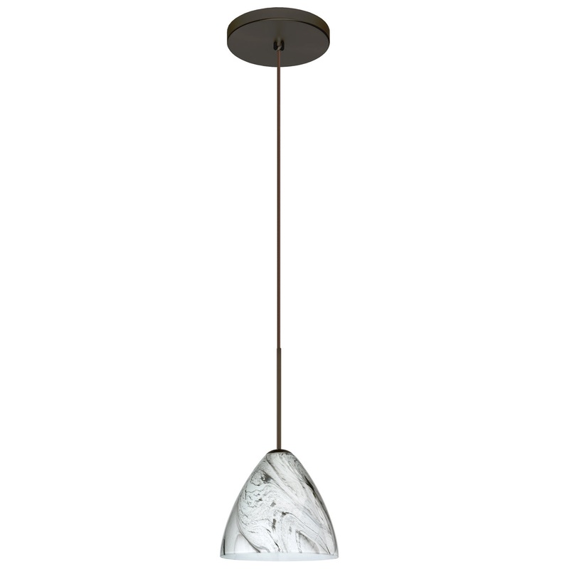 Besa 1XT-1779MG-BR Mia One Light Pendant Bronze