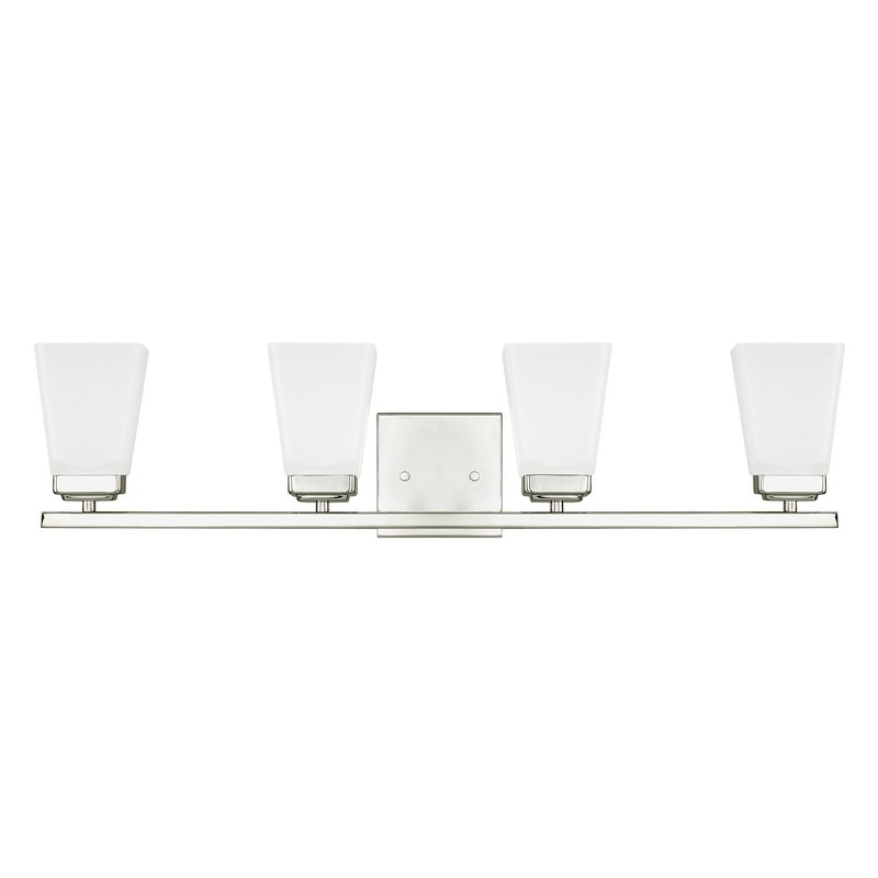 Capital Lighting 114441PN-334 Baxley 4 Light Vanity Polished Nickel