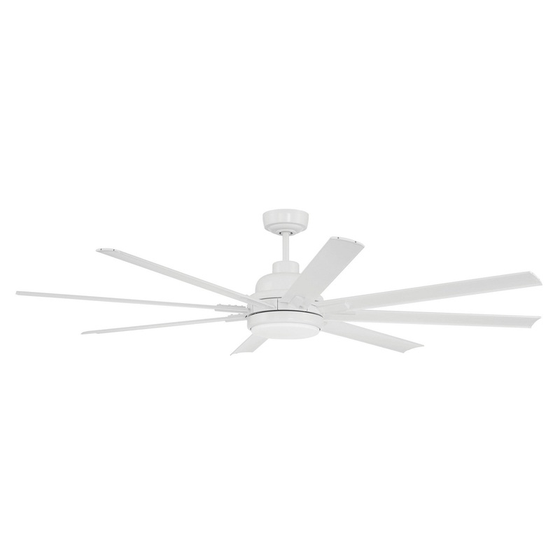 Craftmade RSH65W8 Rush 65 65″Ceiling Fan White