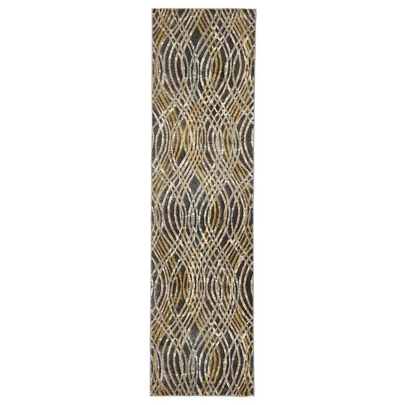 Dream Scape 852 Charcoal Runner By Rug Culture – 300X80CM – RUNNER