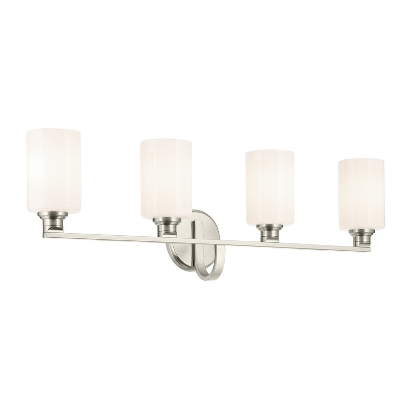 Kichler 55227NI Four Light Bath, Brushed Nickel