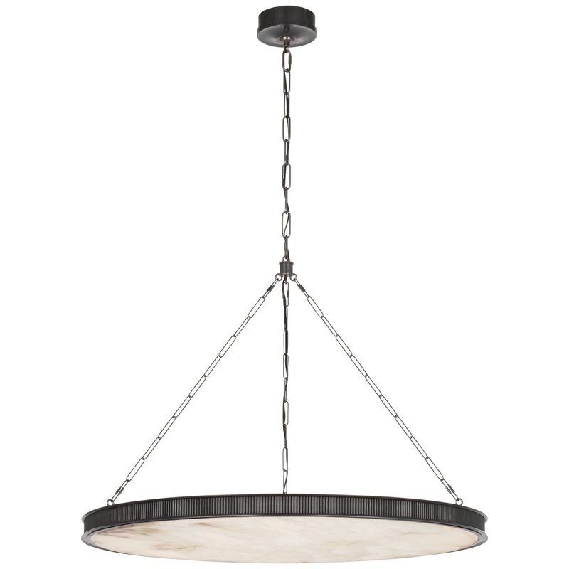 LED Chandelier from the Matthew Collection in Bronze Finish by Visual Comfort Signature