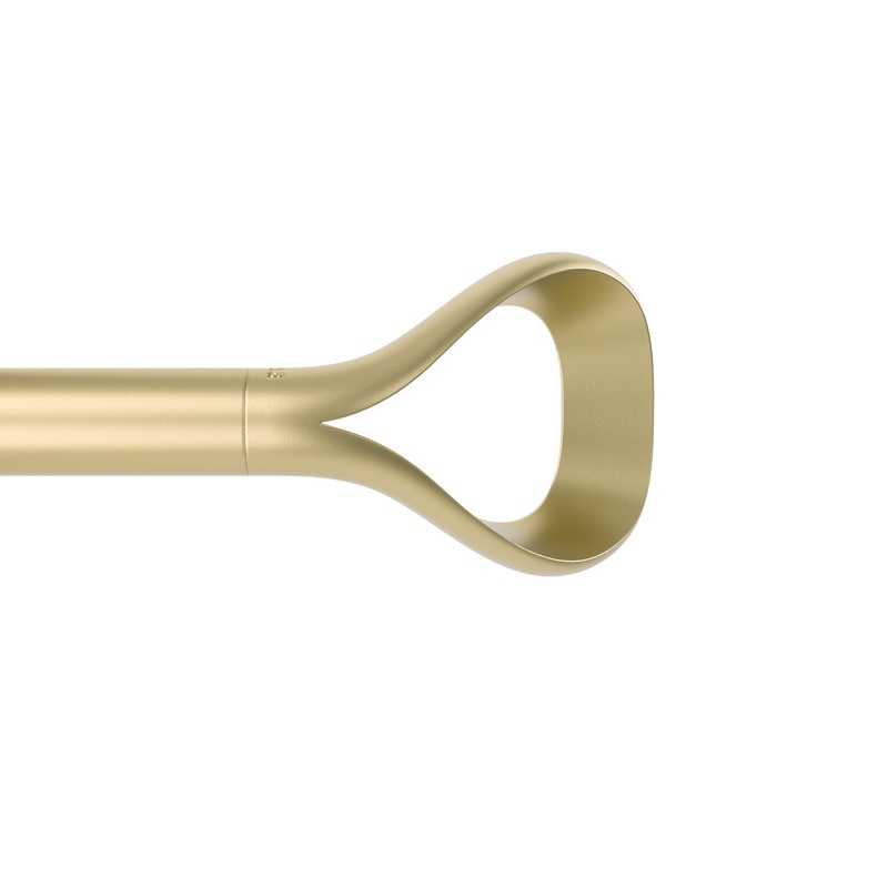 Loop 1″ (2.5 cm) Curtain Rod 42-120″ (107-305 cm) Gold