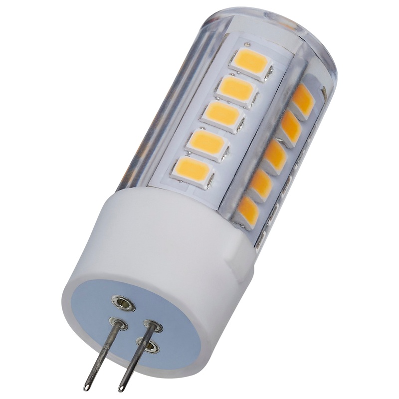 4.5 Watt Mini LED – G4 Base – 3000K – Clear Finish – 12 Volt Light Bulb by Satco