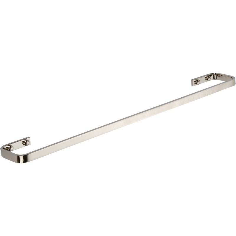 Atlas Homewares Solange Bath Towel Bar 24 Inch Single Polished Nickel