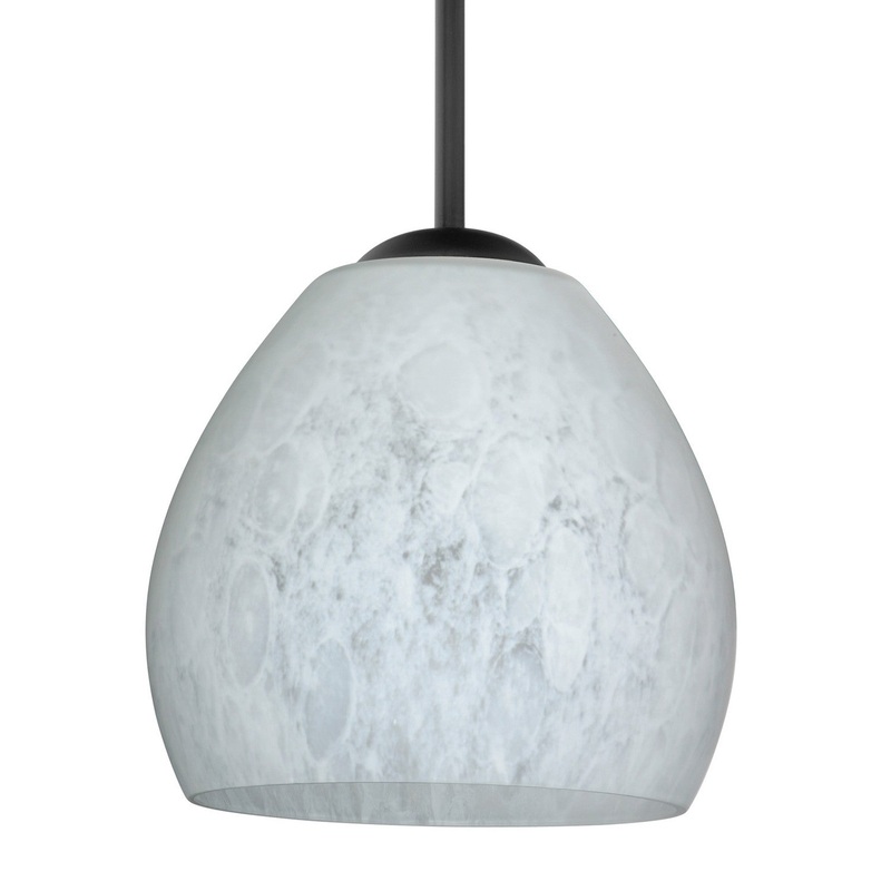 Besa 1BT-412219-MED-BK Besa Bolla Pendant One Light Pendant Black