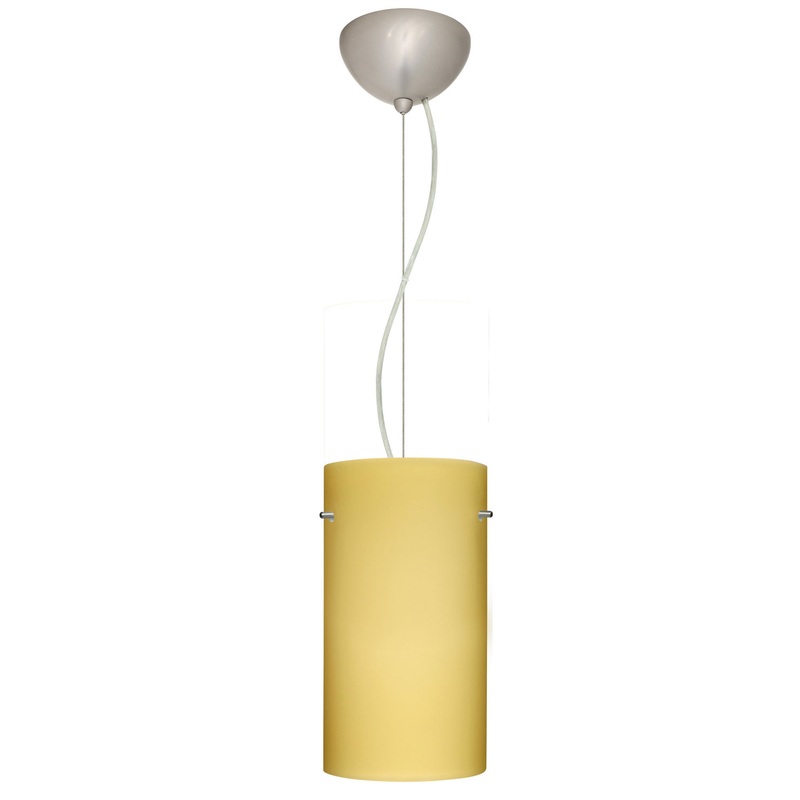 Besa 1KX-4120VM-LED-SN Tondo One Light Pendant Satin Nickel (Discontinued)