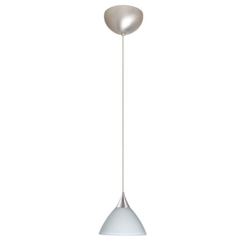 Besa 1XC-174307-SN Domi One Light Pendant Satin Nickel