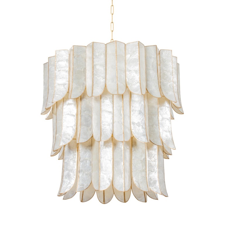 Corbett Lighting 365-32-VGL Cartagena 16 Light Chandelier Vintage Gold Leaf