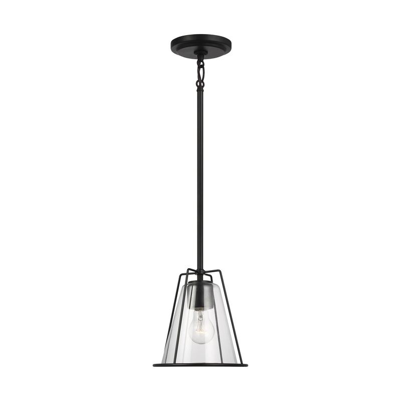 Framework One Light Pendant Midnight Black