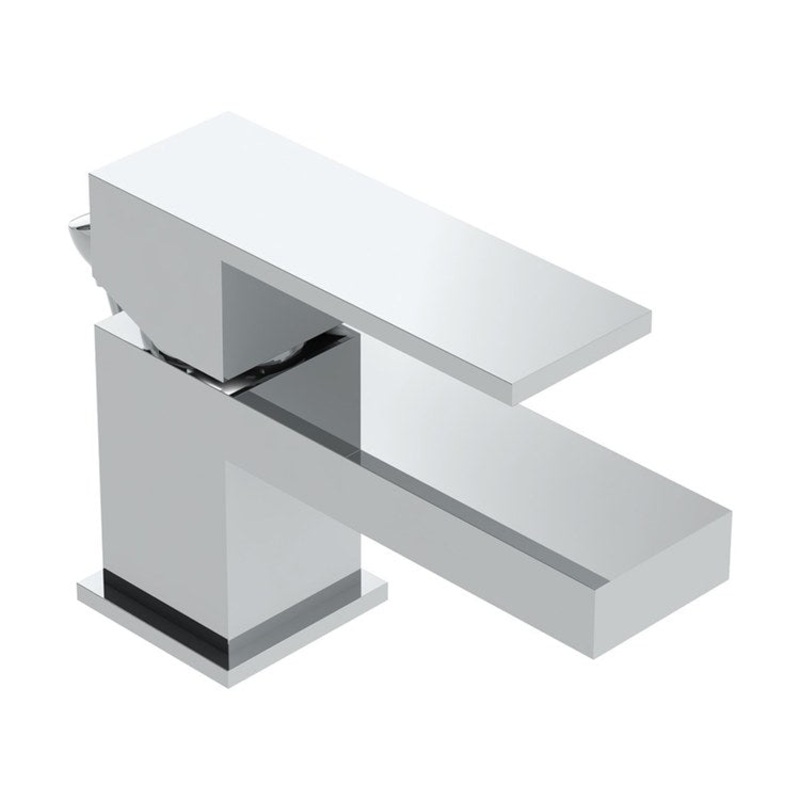 Lavatory Faucet Duro 1 Lever ADA WaterSense Polished Chrome 1.0 Gallons per Minute Push Pop 1 Hole