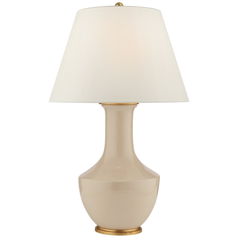 One Light Table Lamp from the Lambay Collection in Coconut Porcelain Finish by Visual Comfort Signature