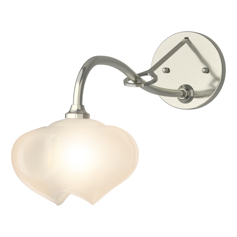 Ume 1-Light Long-Arm Sconce Sterling