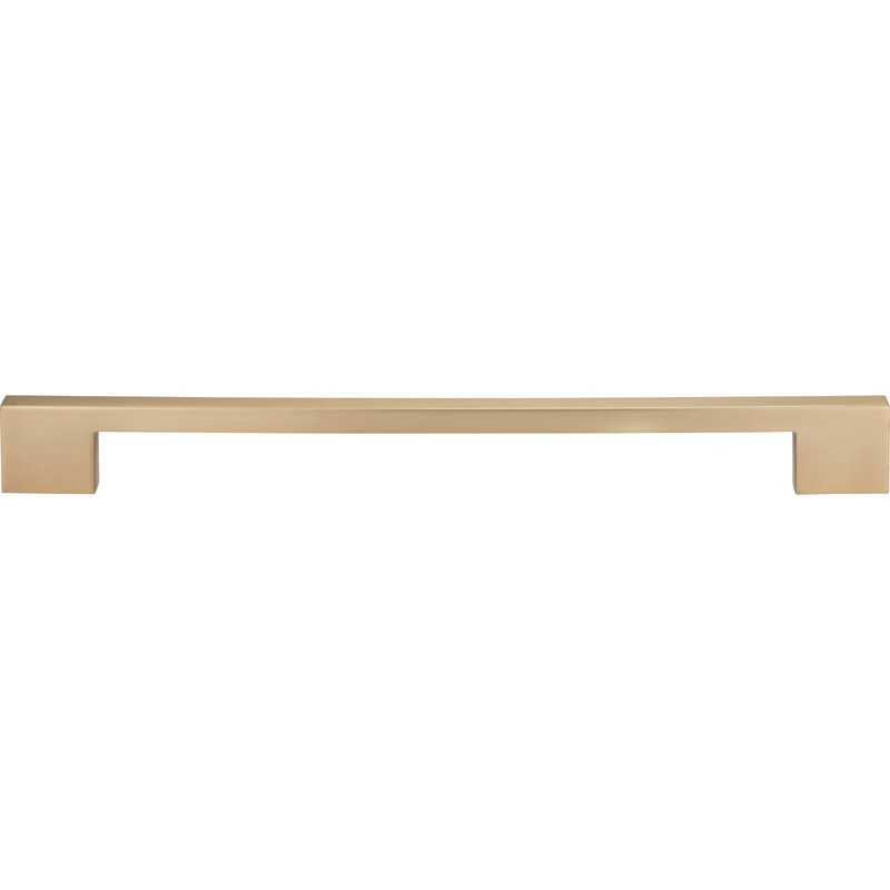 Atlas Homewares Thin Square Pull 11 5/16 Inch (c-c) Champagne