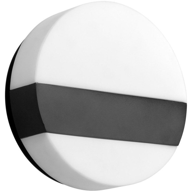 Aurora Single-Light 6″ Wall Sconce – Black