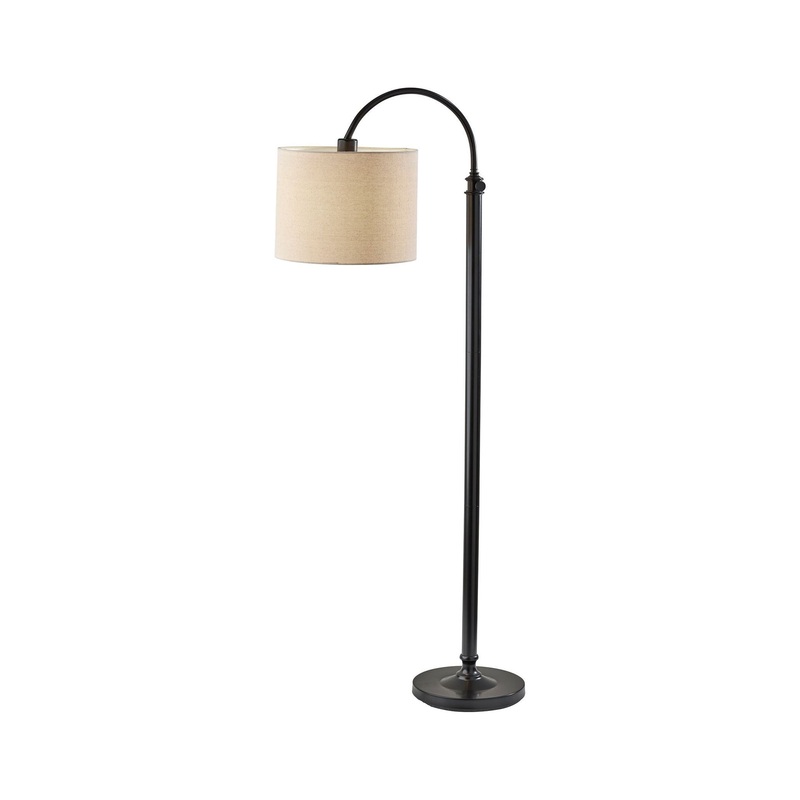 Barton Task Floor Lamp Antique Bronze