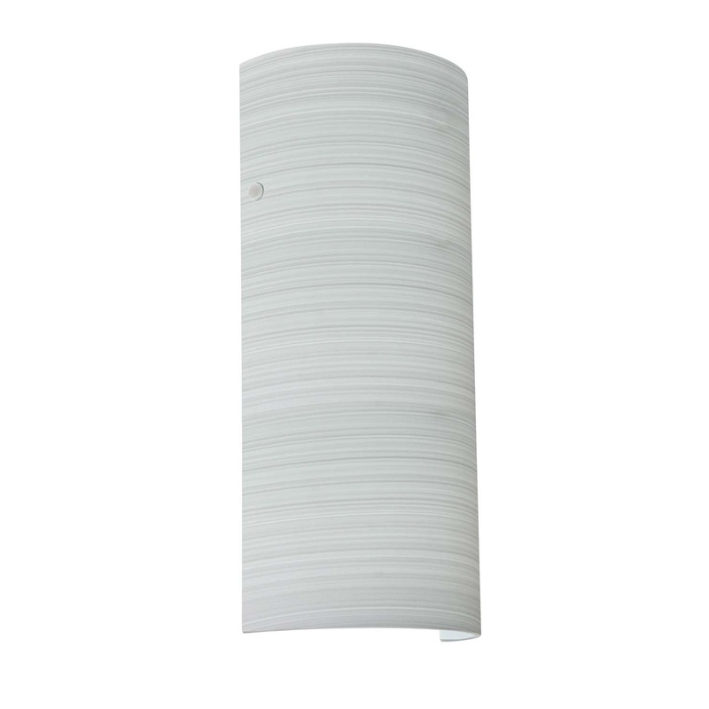 Besa 8192KR-WH Torre One Light Wall Sconce White