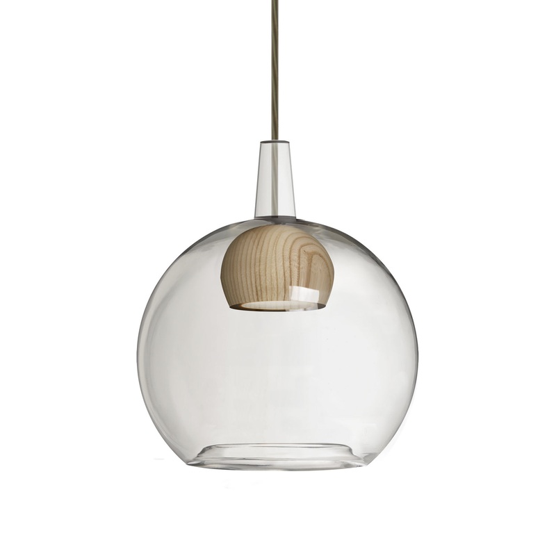 Besa J-BENJICLNA-LED-BR Benji LED Pendant Bronze
