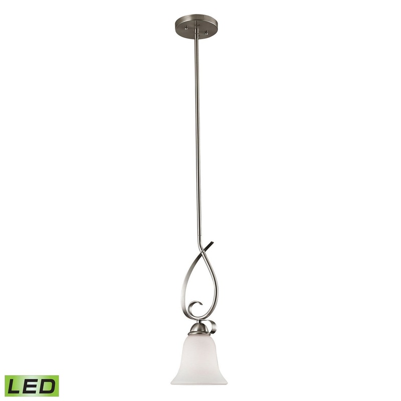 ELK Home 1001PS/20-LED Brighton LED Mini Pendant Brushed Nickel