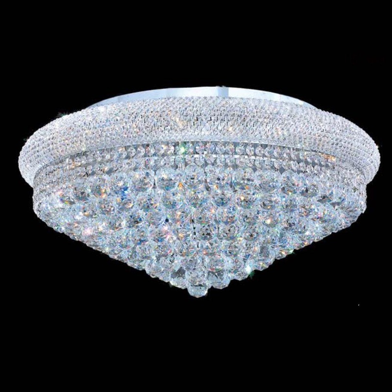 Empire 10-Light Flush Mount Chrome