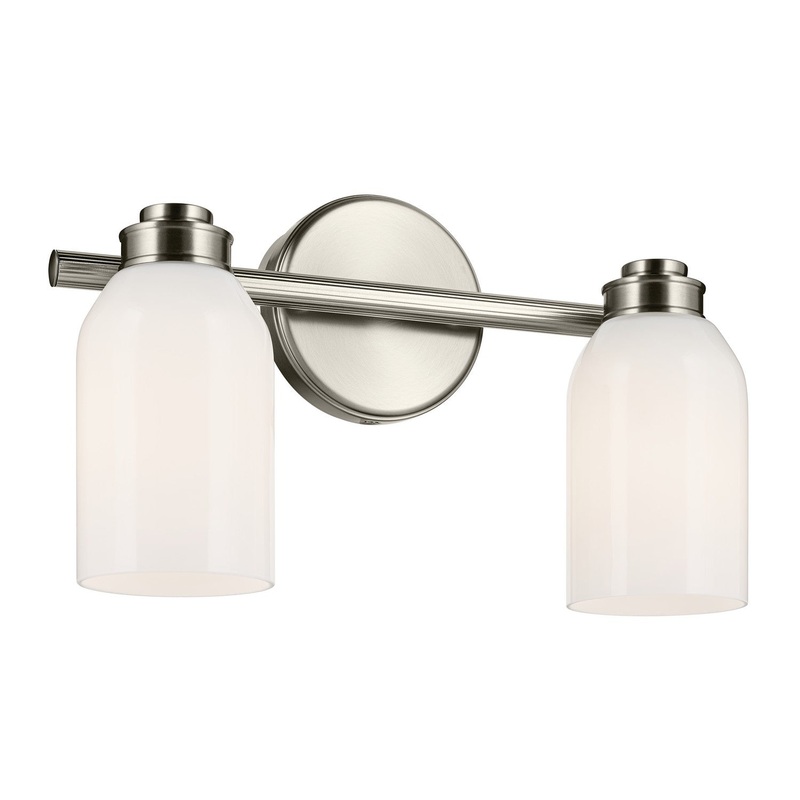 Kichler 55201NI Two Light Bath, Brushed Nickel