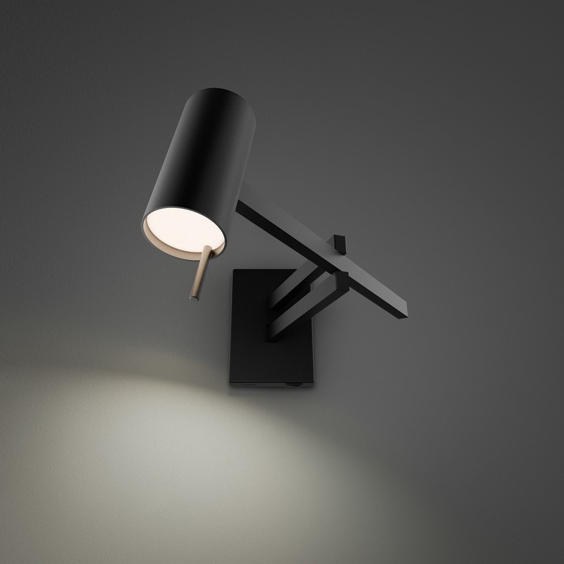 LED Task Light from the Gavel Collection in Black Finish by Modern Forms