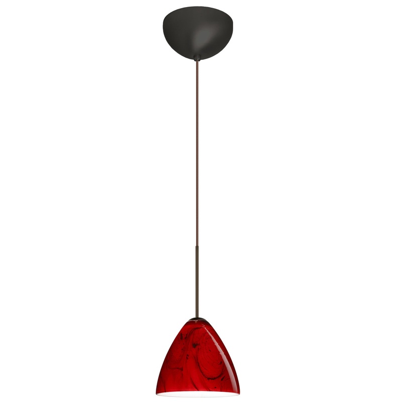 Besa 1XC-1779MA-LED-BR Mia One Light Pendant Bronze