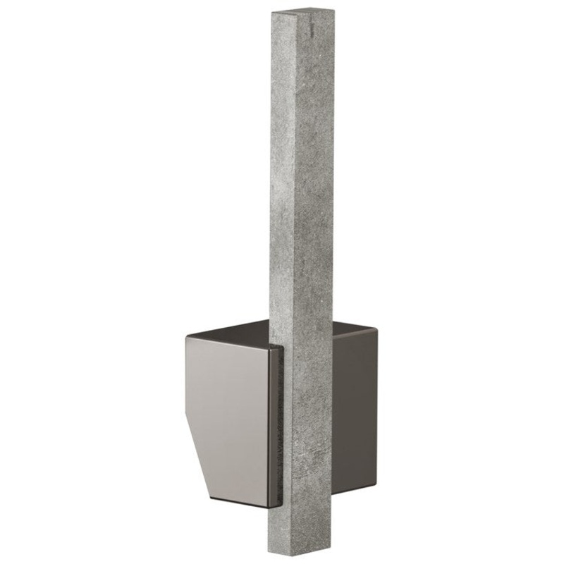 Handle Kit Frank Lloyd Wright Zinc 1 Offset Lever Brilliance Black Onyx/Concrete ADA for Pull Down Kitchen Faucet