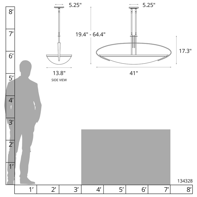 Mackintosh Large Pendant White