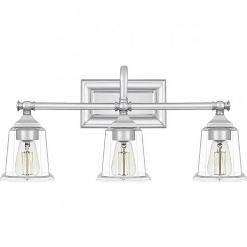 Quoizel NLC8603C Nicholas Bath 3 light polished chrome Bath Light