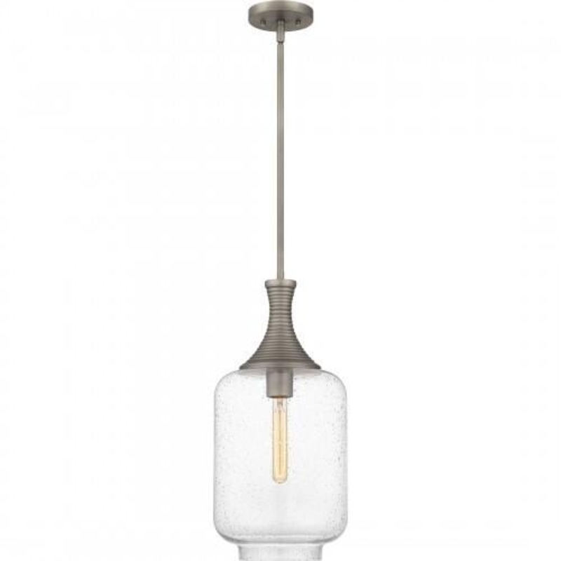Quoizel QPP6197AN Quoizel Piccolo Pendant Md pendant 1 light antique nickel Mini Pendant