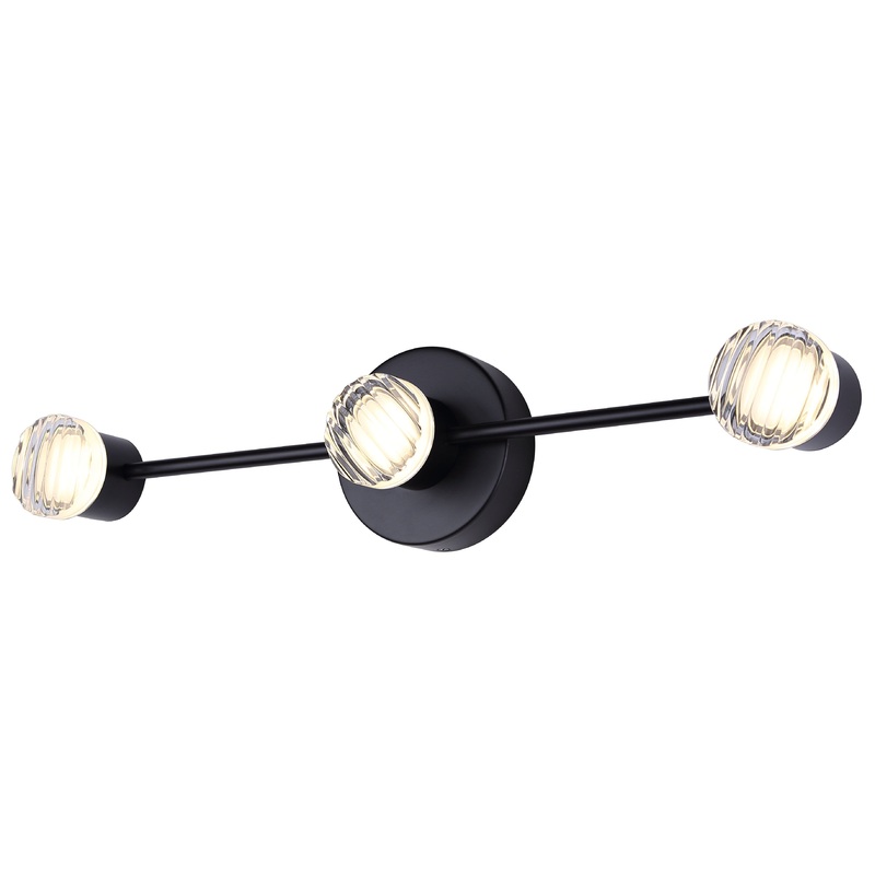 Vanya 3-Light Sconce Black