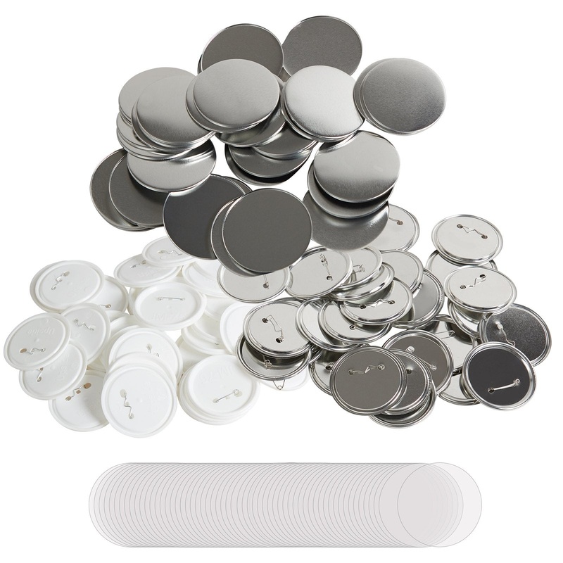 VEVOR 2.25″ 58mm Button Badge Parts Supplies for Button Maker Machine 500 Sets