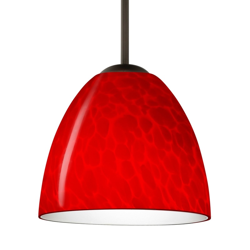 Besa 1BC-7572RC-BR Besa Sasha Pendant One Light Pendant Bronze