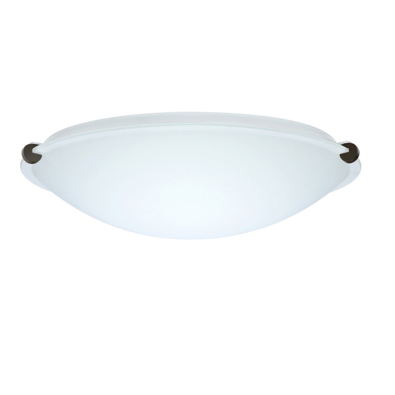 Besa 968107-HAL-BR Trio Two Light Ceiling Mount Bronze