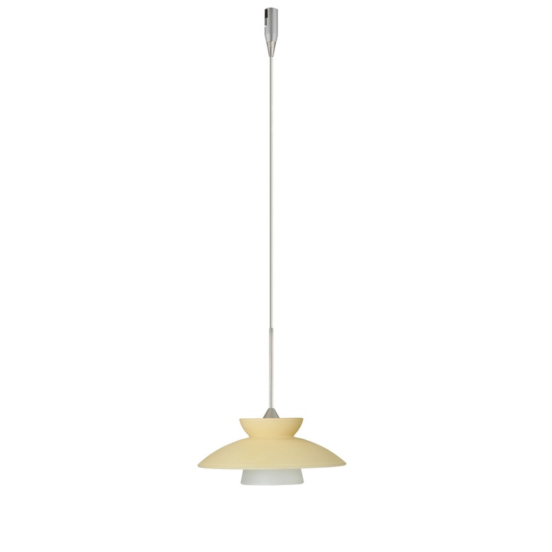 Besa RXP-271897-SN Trilo One Light Pendant Satin Nickel
