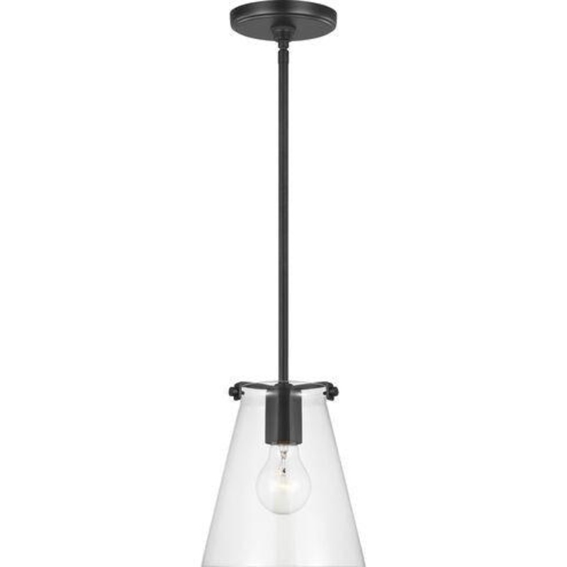 Blaine One Light Pendant Midnight Black