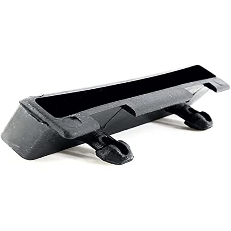 Cortassa Innesti A Cappuccio in Plastica MOD. 17-Porta Listello  Ricambio per Doghe (Kit 14 Pz), Nero, Completo